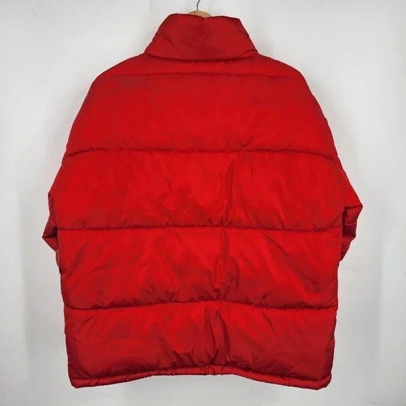 BP Nordstrom Puffer‎ Warm Oversized Long Sleeve Jacket in Red Goji Size XXS NWT - Picture 2 of 11